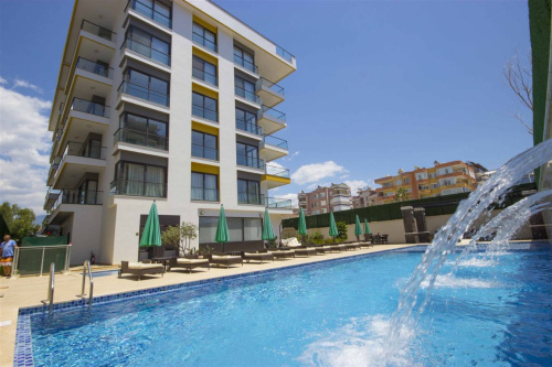 2+1 apartment 100 meters from the sea in Alanya with a residence permit