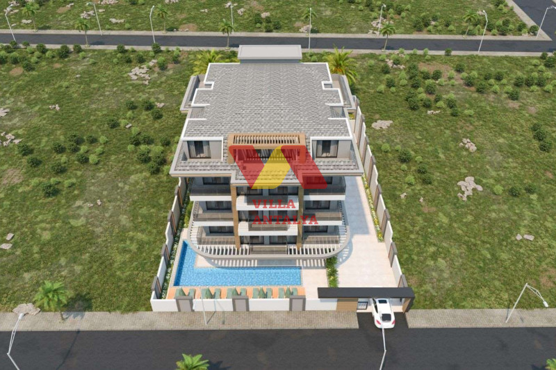 Новый дом в районе пляжа Клеопатра, Алания. Фото 3